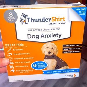 ThunderShirt for Dogs, Heather Gray, SMALL - - - NEW IN BOX🌟🌟🌟
